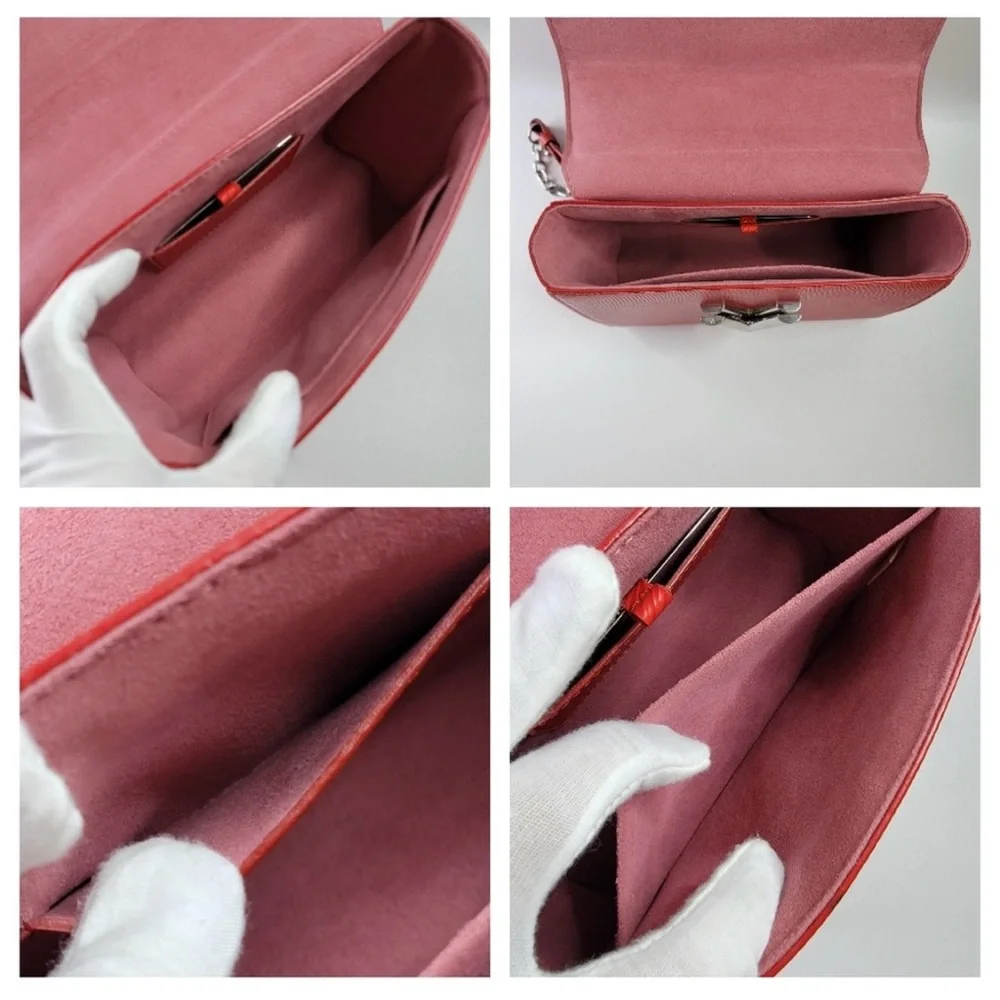 Louis Vuitton Twist Epi Leather Scarlet Crossbody Bag Full Inclusion (Box/Dusty) - Picture 13 of 17